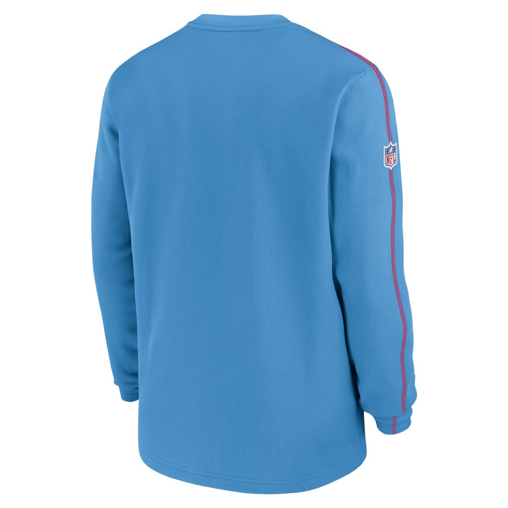 Tennessee Titans Alternate Logo Coach Long Sleeve Top Light Blue