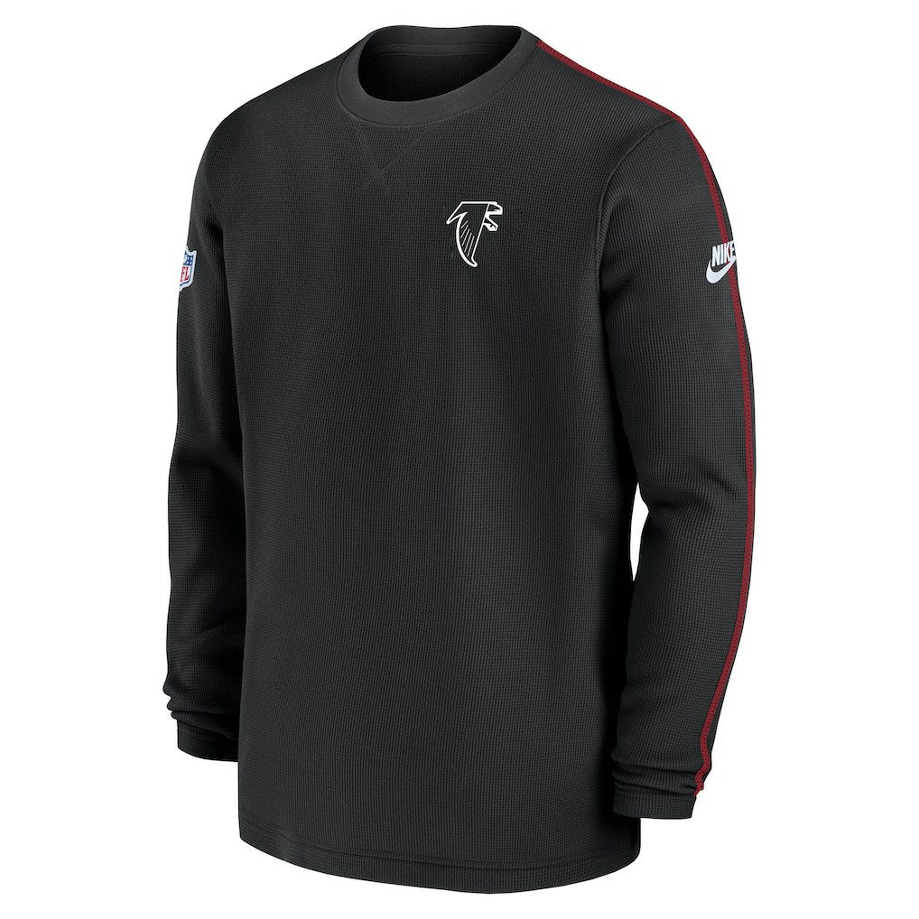 Atlanta Falcons Alternate Logo Coach Long Sleeve Top Black
