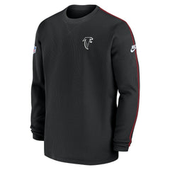 Atlanta Falcons Alternate Logo Coach Long Sleeve Top Black