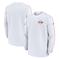 Cleveland Browns Alternate Logo Coach Long Sleeve Top White
