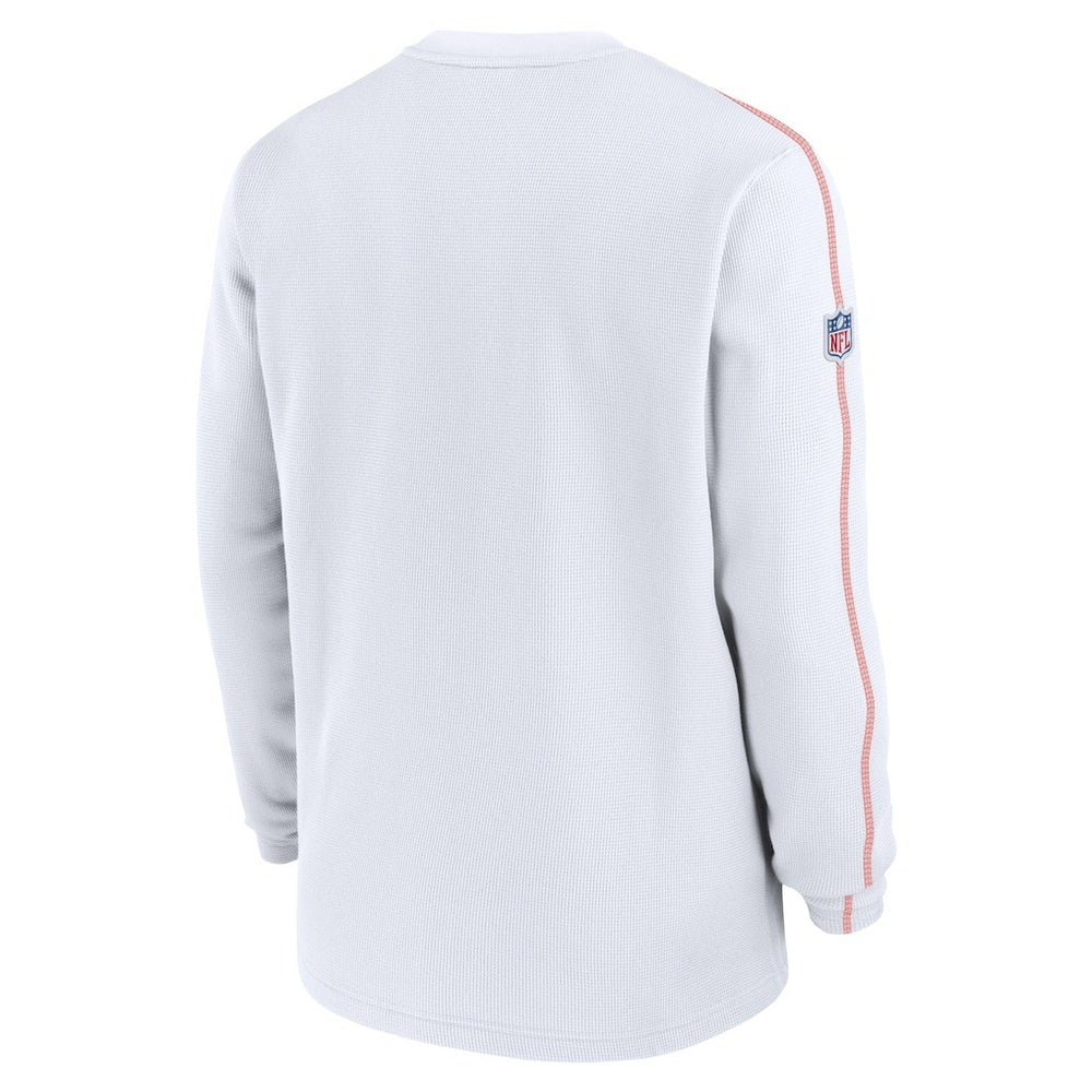 Cleveland Browns Alternate Logo Coach Long Sleeve Top White