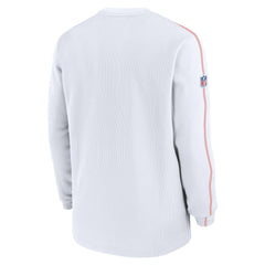 Cleveland Browns Alternate Logo Coach Long Sleeve Top White