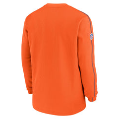Denver Broncos Alternate Logo Coach Long Sleeve Top Orange