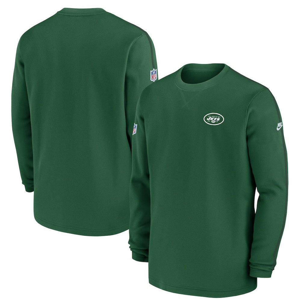 New York Jets Alternate Logo Coach Long Sleeve Top Green