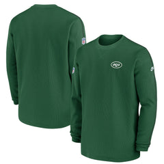 New York Jets Alternate Logo Coach Long Sleeve Top Green