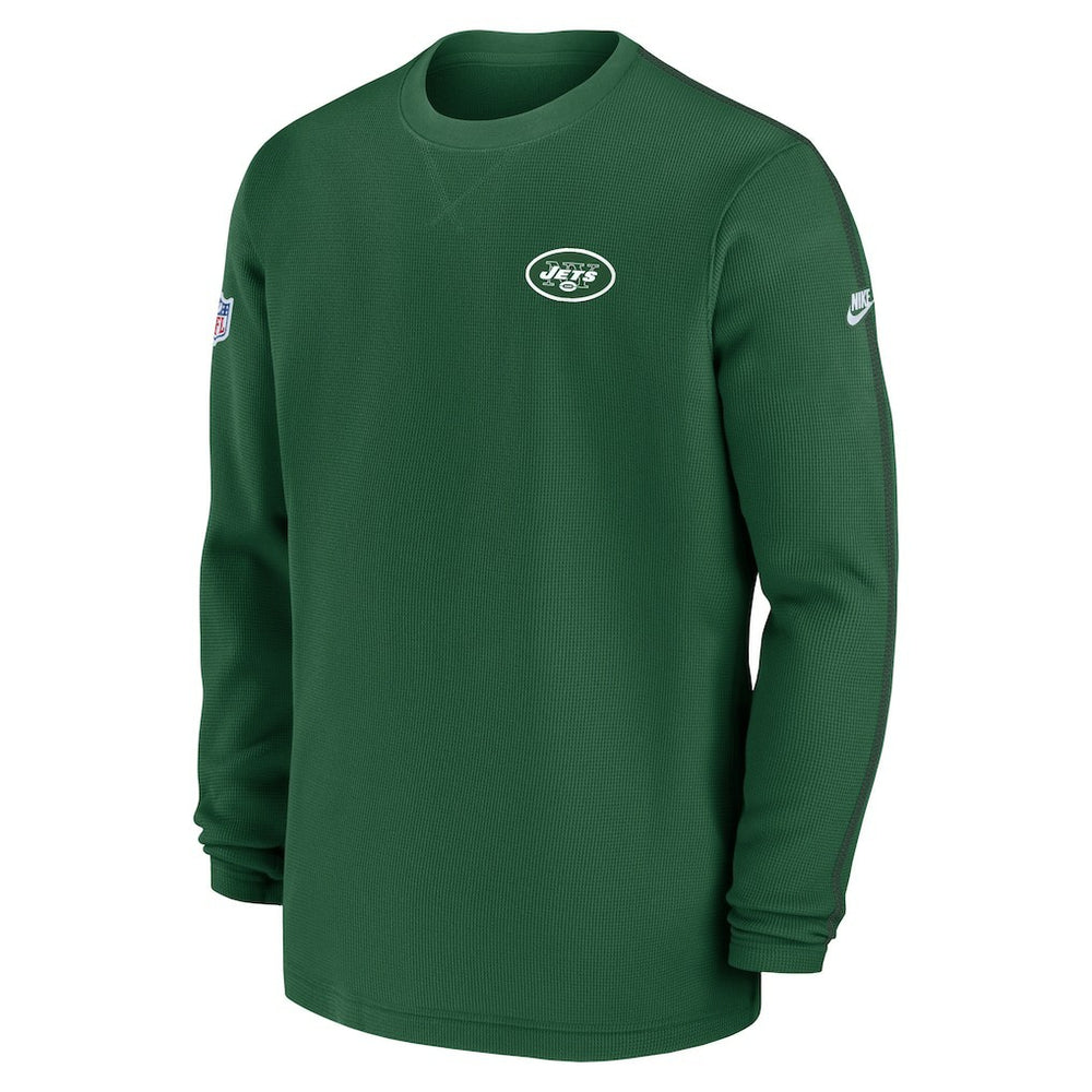New York Jets Alternate Logo Coach Long Sleeve Top Green