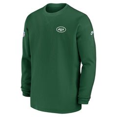 New York Jets Alternate Logo Coach Long Sleeve Top Green