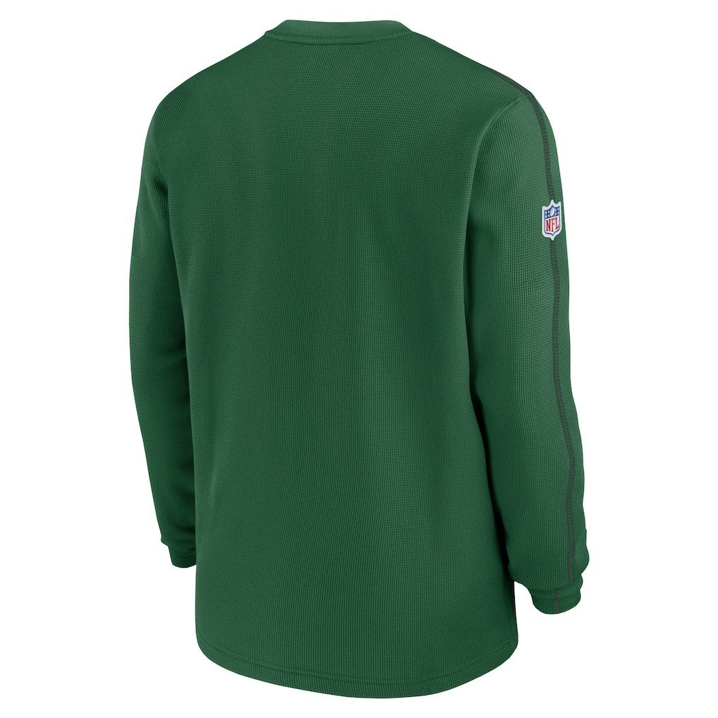 New York Jets Alternate Logo Coach Long Sleeve Top Green
