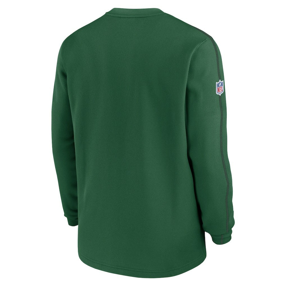 New York Jets Alternate Logo Coach Long Sleeve Top Green