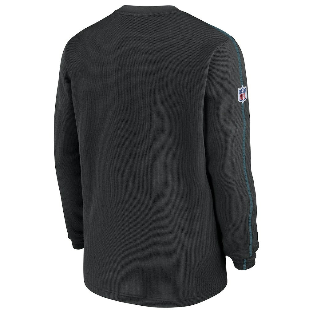 Jacksonville Jaguars Alternate Logo Coach Long Sleeve Top Black
