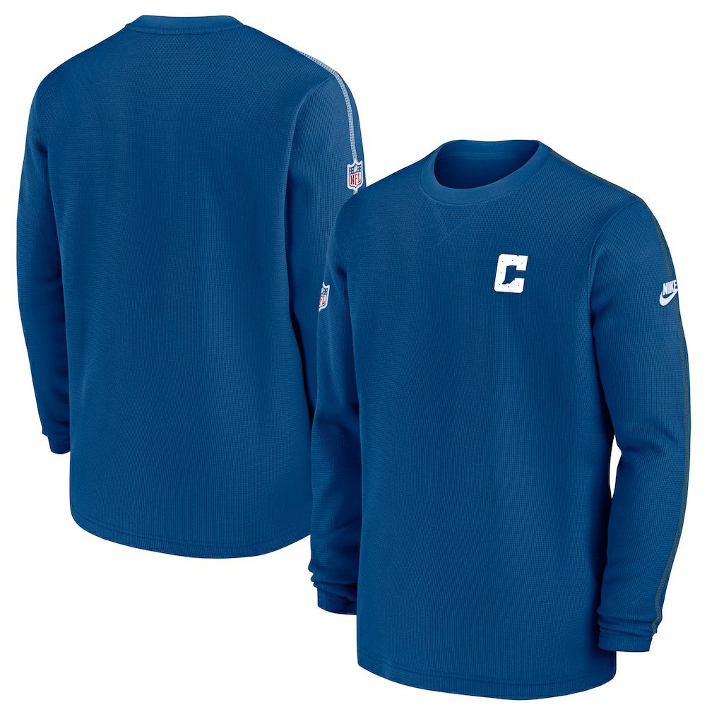 Indianapolis Colts Alternate Logo Coach Long Sleeve Top Royal