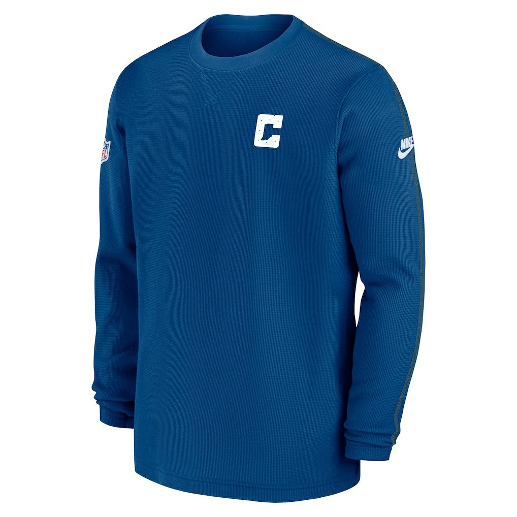 Indianapolis Colts Alternate Logo Coach Long Sleeve Top Royal