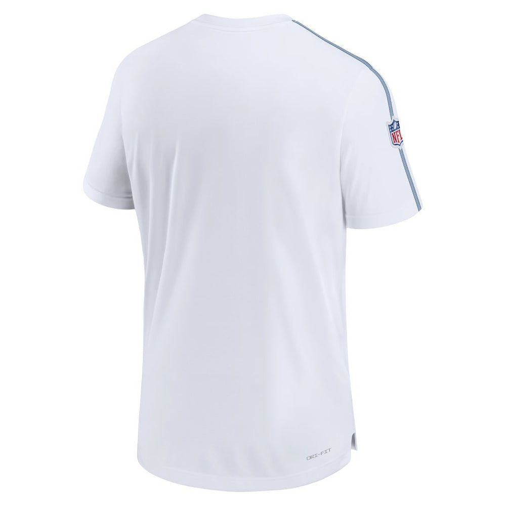 Indianapolis Colts Sideline Alternate Logo Coach Performance Top White