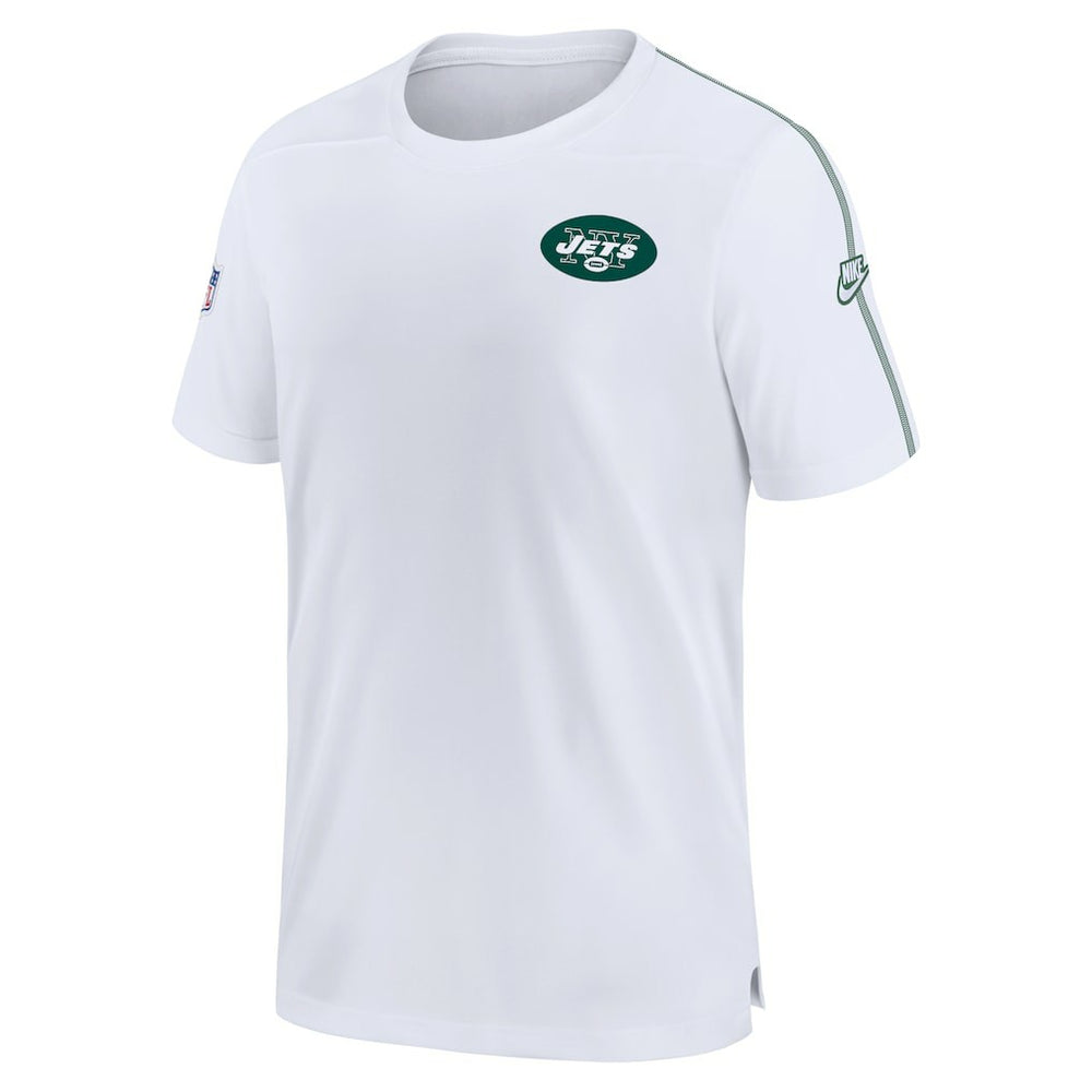 New York Jets Sideline Alternate Logo Coach Performance Top White