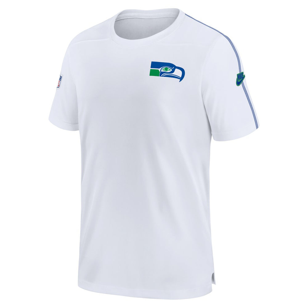 Seattle Seahawks Sideline Alternate Logo Coach Performance Top White