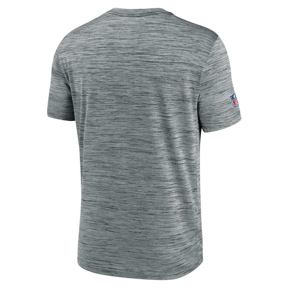 Minnesota Vikings Sideline Velocity Throwback Logo Dri-FIT T-Shirt Gray