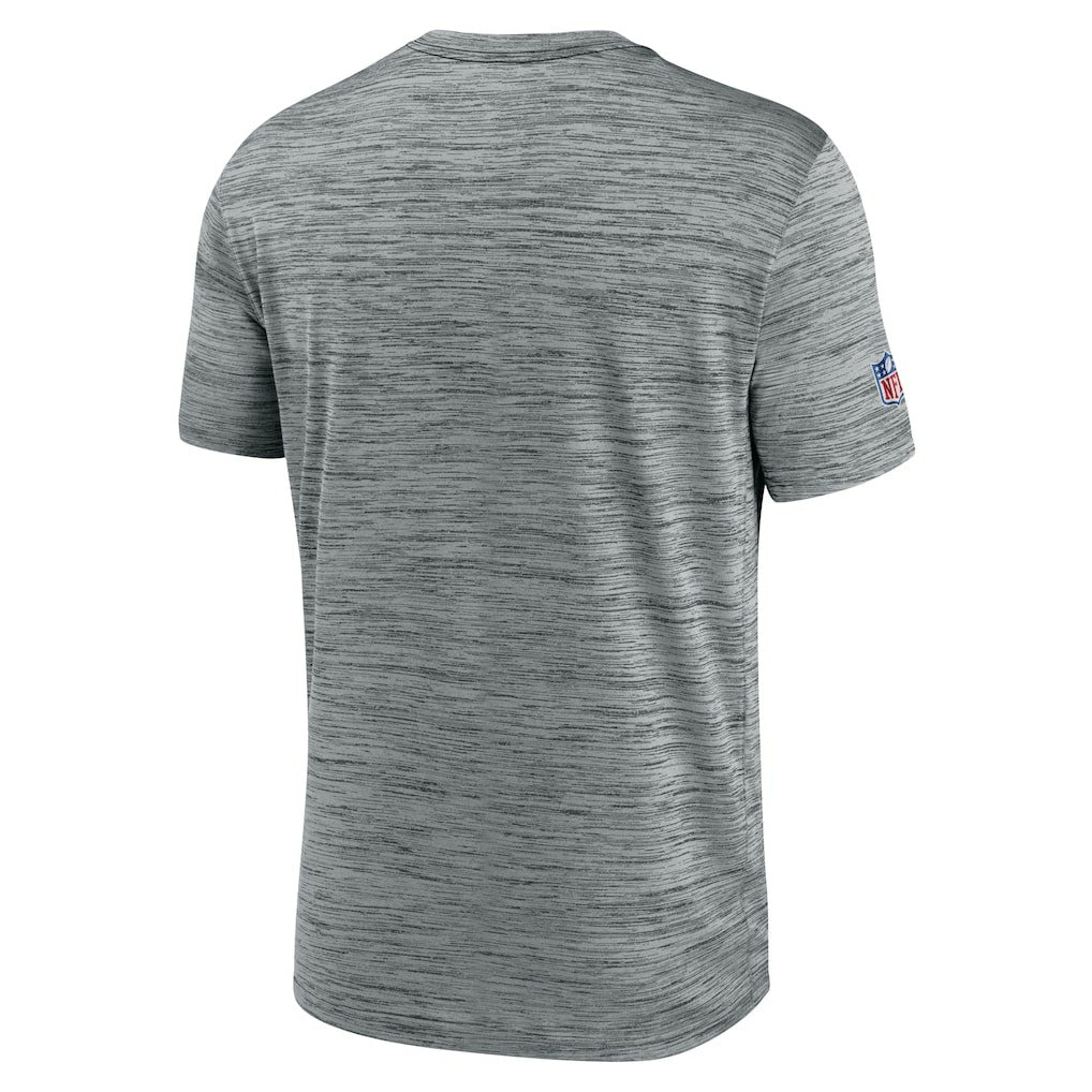 New Orleans Saints Sideline Velocity Throwback Logo Dri-FIT T-Shirt Gray