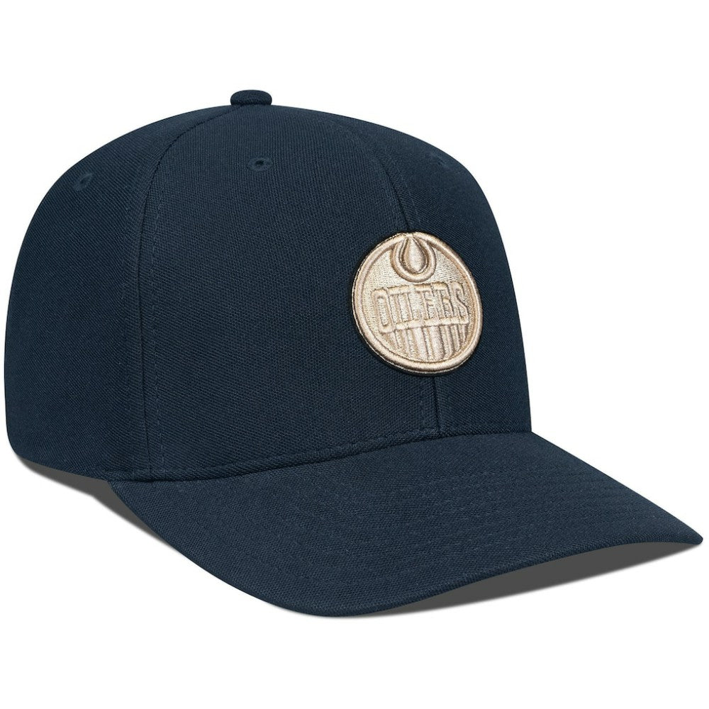 NHL Edmonton Oilers Levelwear Fusion Lefty Hat - Black