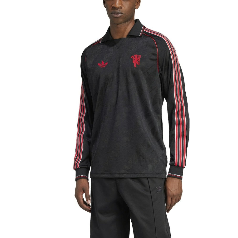 Manchester United Originals Lifestyler Long Sleeve Jersey Black