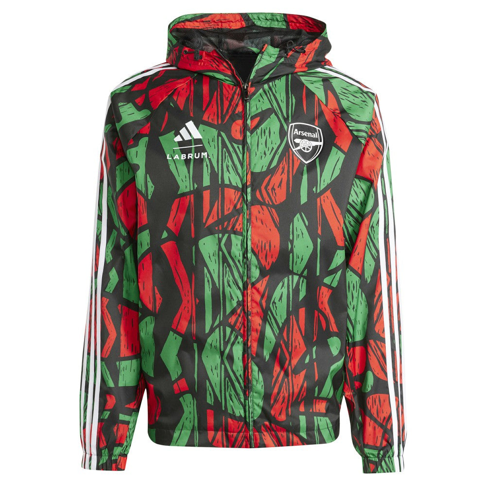 Arsenal x Labrum London 2024/25 Seasonal Full-Zip Hoodie Windbreaker Black sale