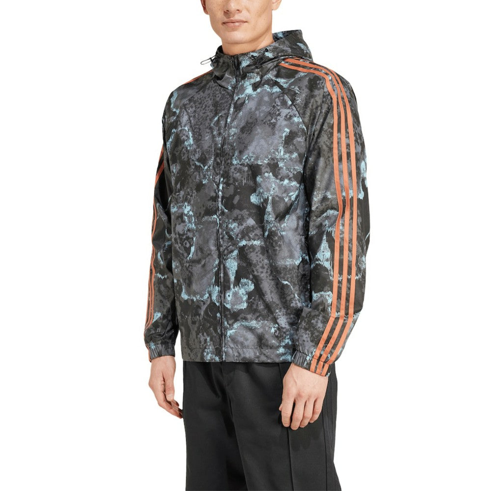 Bayern Munich Raglan Hoodie Windbreaker Full-Zip Jacket Camo