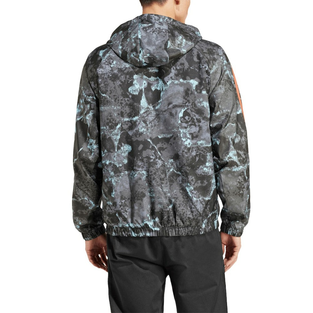 Bayern Munich Raglan Hoodie Windbreaker Full-Zip Jacket Camo