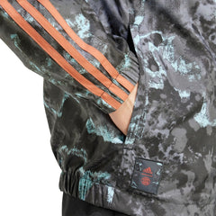 Bayern Munich Raglan Hoodie Windbreaker Full-Zip Jacket Camo