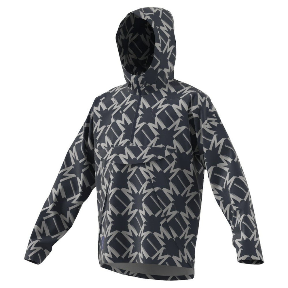 Manchester United 2024/25 Half-Zip Hoodie Windbreaker Jacket Charcoal