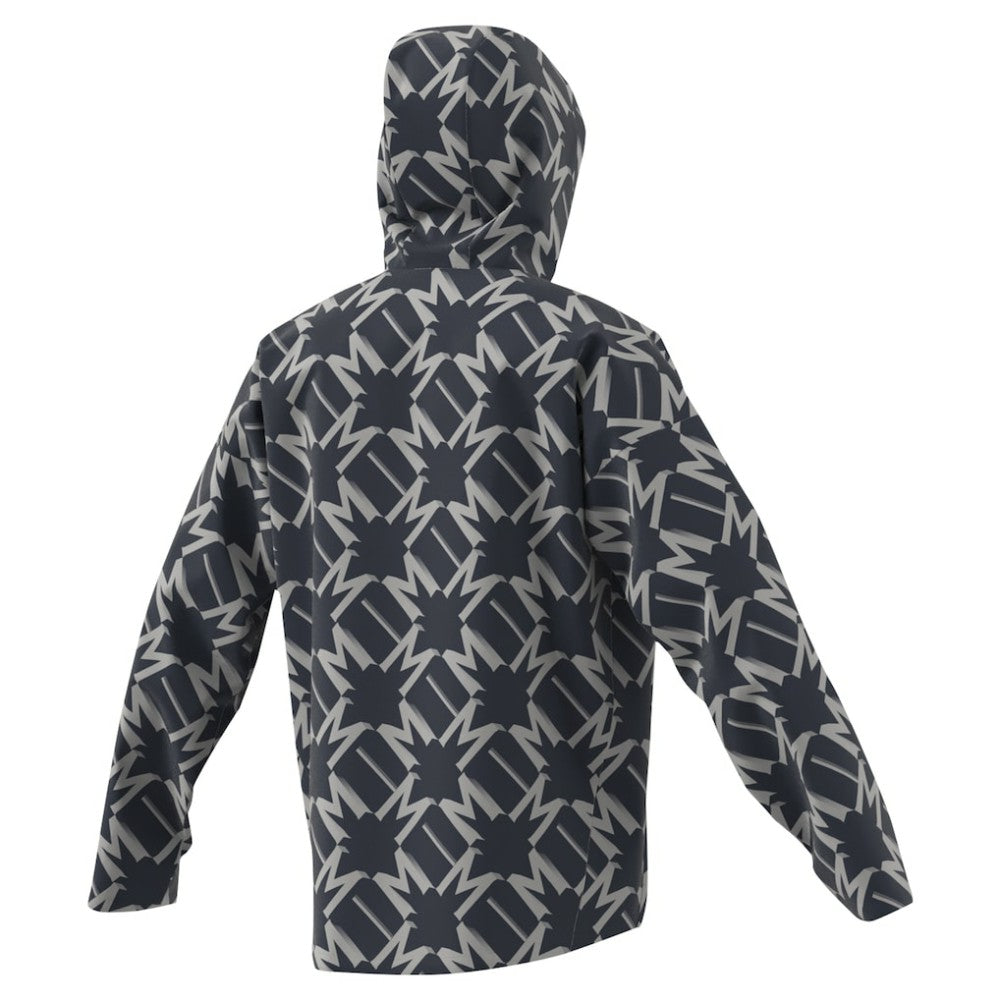 Manchester United 2024/25 Half-Zip Hoodie Windbreaker Jacket Charcoal