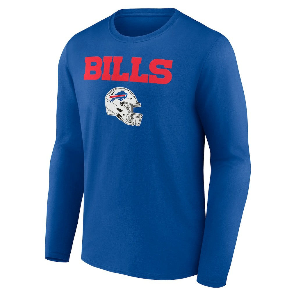 Damar Hamlin Buffalo Bills Team Wordmark Player Name & Number Long Sleeve T-Shirt Royal