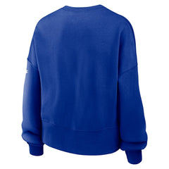 Dallas Cowboys Women's Oversized Rewind Pullover Sweatshirt Royal
