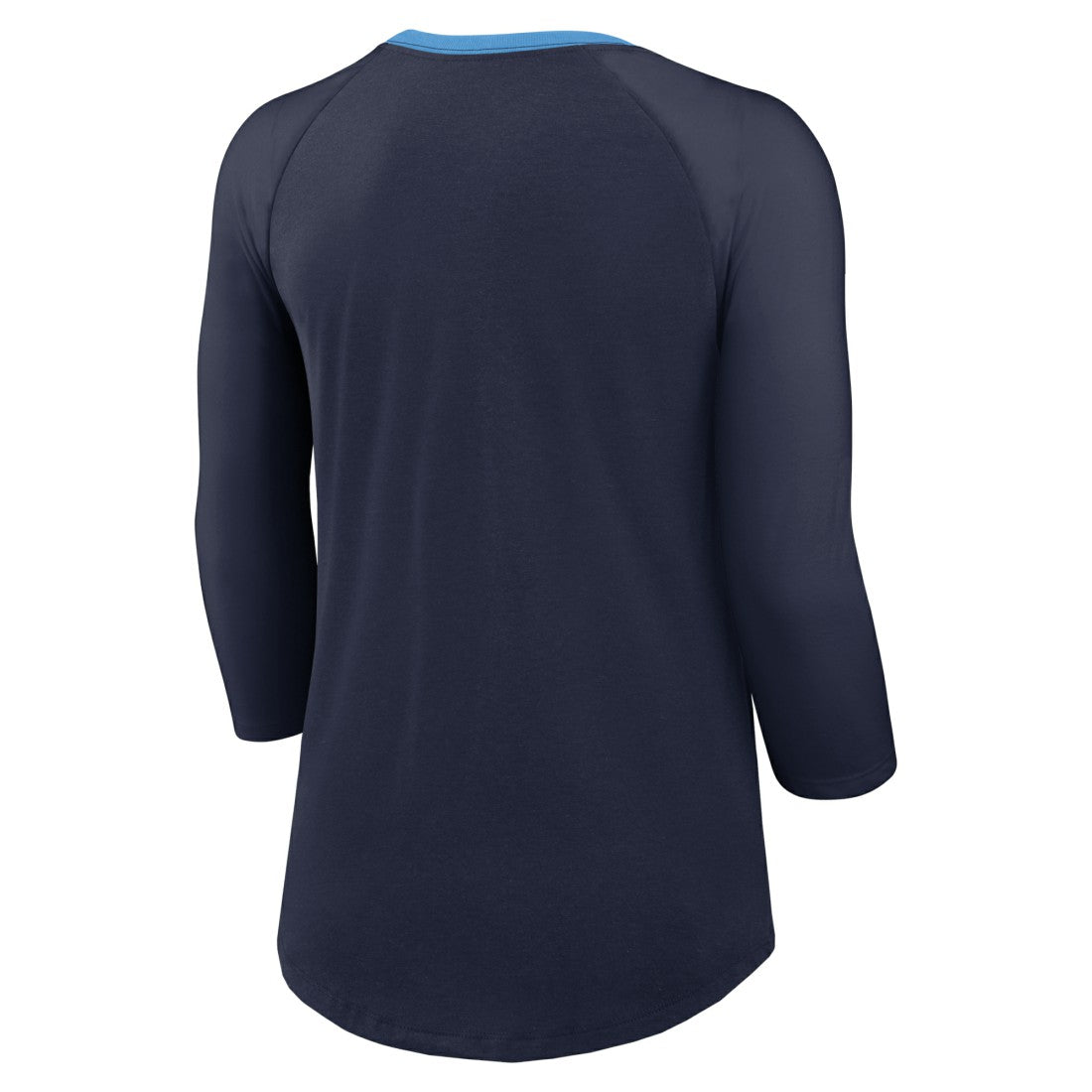Tennessee Titans Women's 3/4 Sleeve Raglan Fashion Top Navy