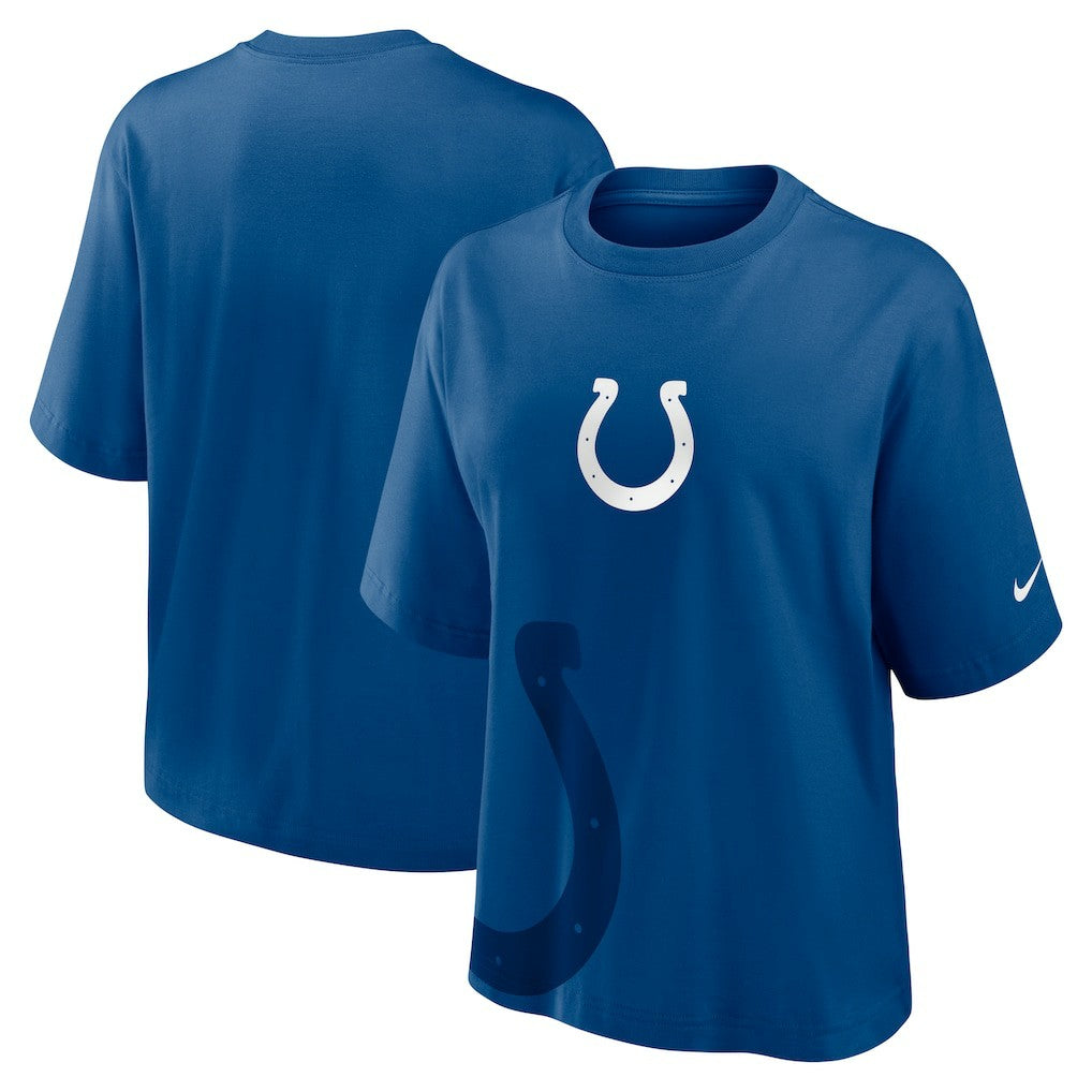 Indianapolis Colts Women's Boxy T-Shirt Royal