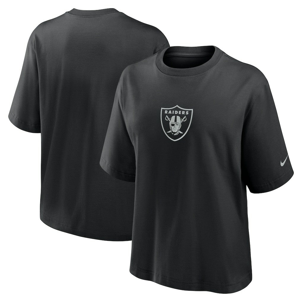 Las Vegas Raiders Women's Boxy T-Shirt Black