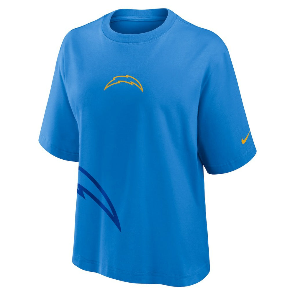 Los Angeles Chargers Women's Boxy T-Shirt Powder Blue