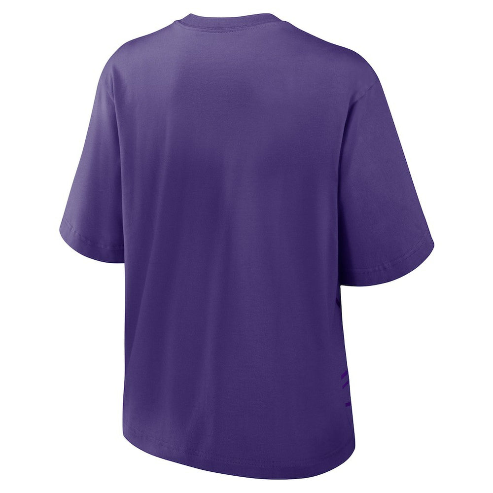 Minnesota Vikings Women's Boxy T-Shirt Purple