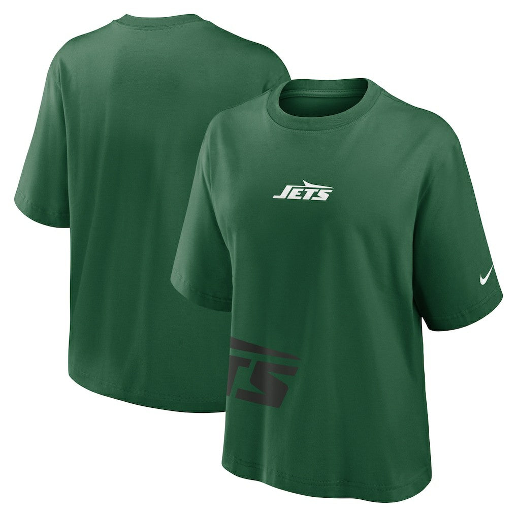 New York Jets Women's Boxy T-Shirt Green