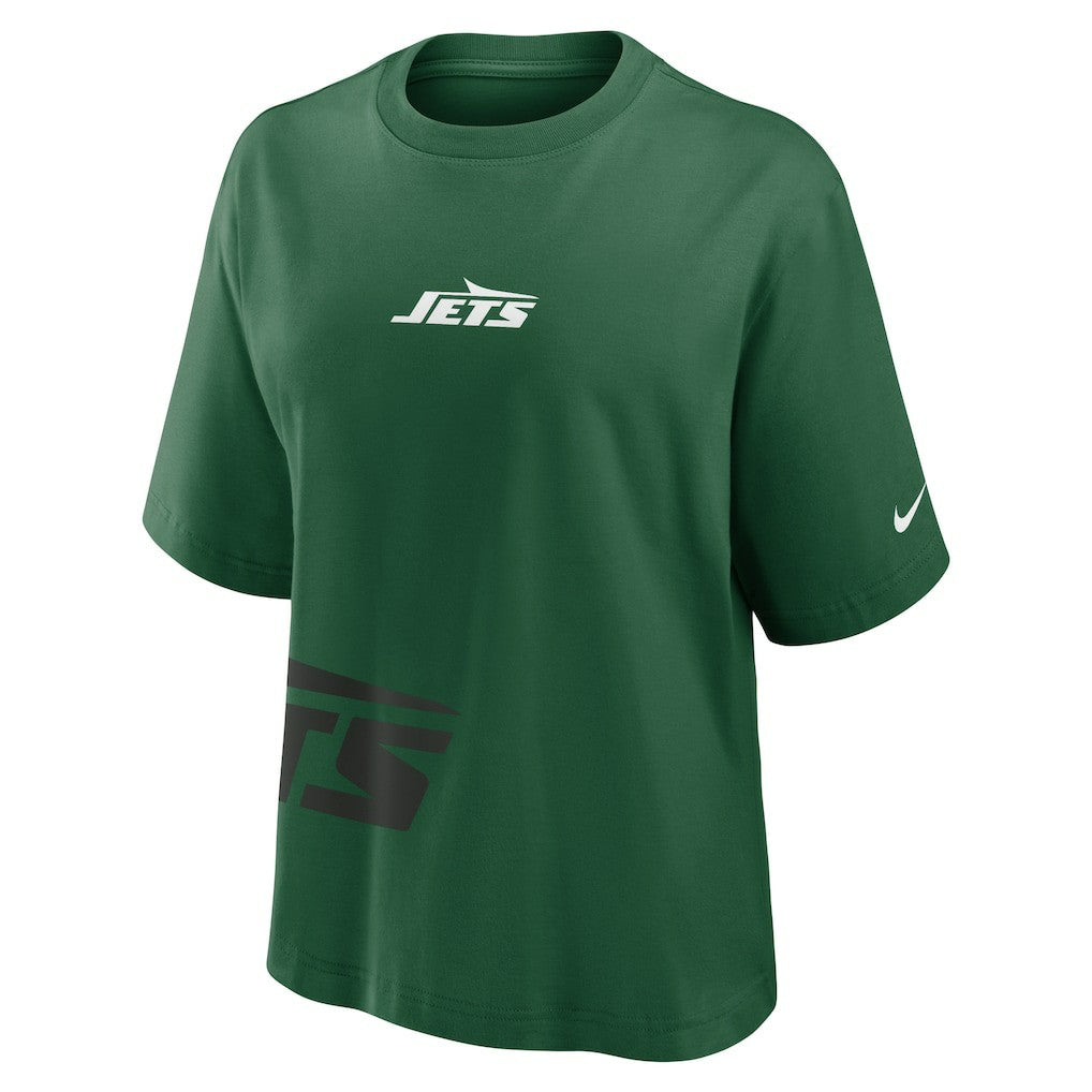 New York Jets Women's Boxy T-Shirt Green