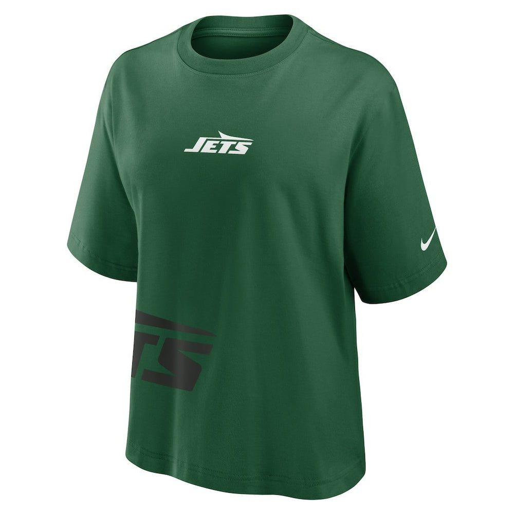 New York Jets Women's Boxy T-Shirt Green