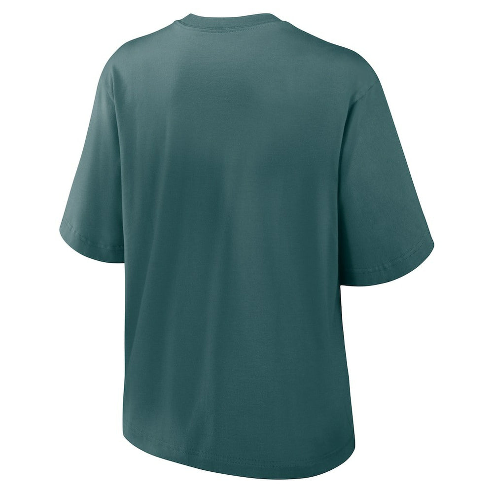 Philadelphia Eagles Women's Boxy T-Shirt Midnight Green