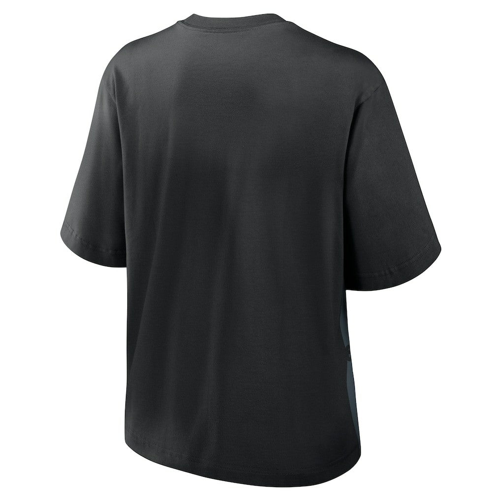 Pittsburgh Steelers Women's Boxy T-Shirt Black
