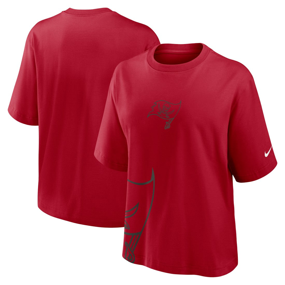 Tampa Bay Buccaneers Women's Boxy T-Shirt Red