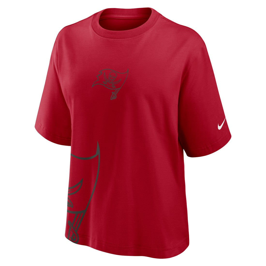 Tampa Bay Buccaneers Women's Boxy T-Shirt Red