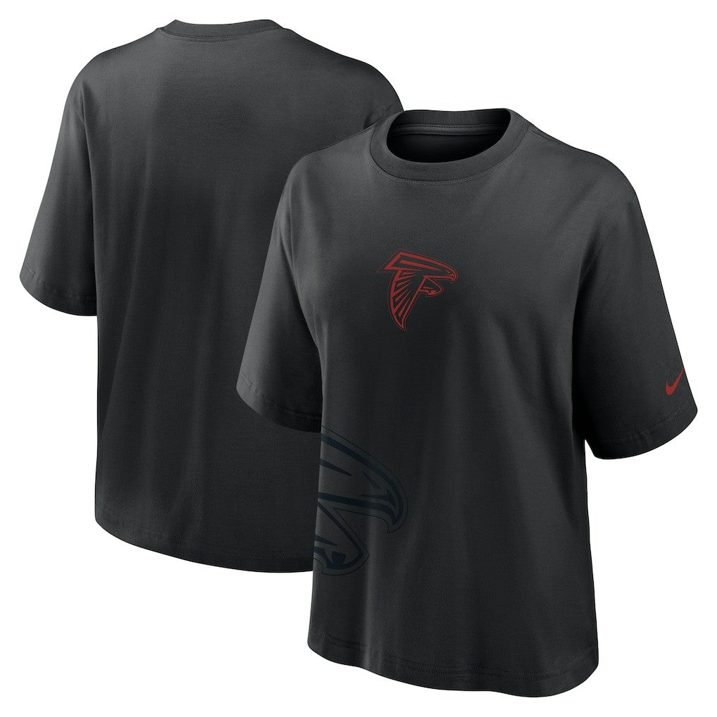 Atlanta Falcons Women's Boxy T-Shirt Black