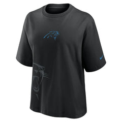 Carolina Panthers Women's Boxy T-Shirt Black