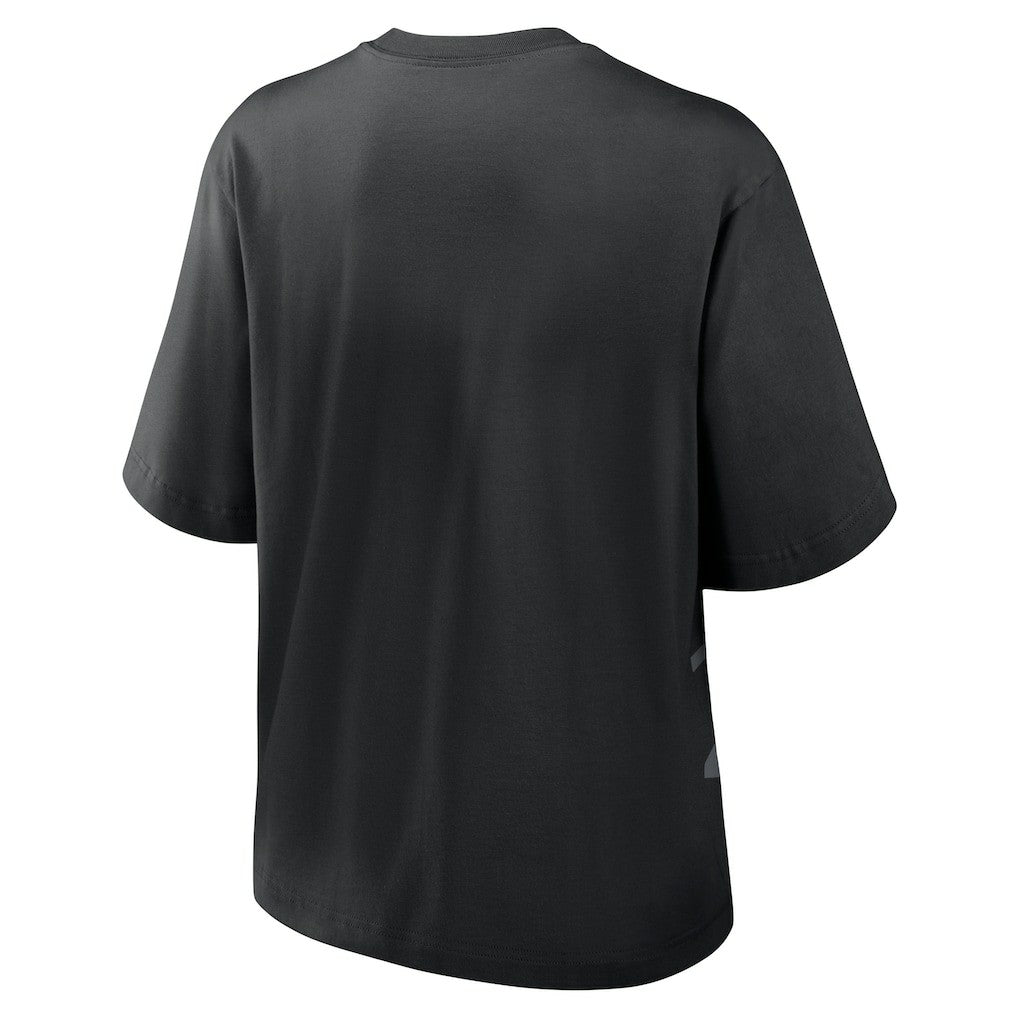 Carolina Panthers Women's Boxy T-Shirt Black
