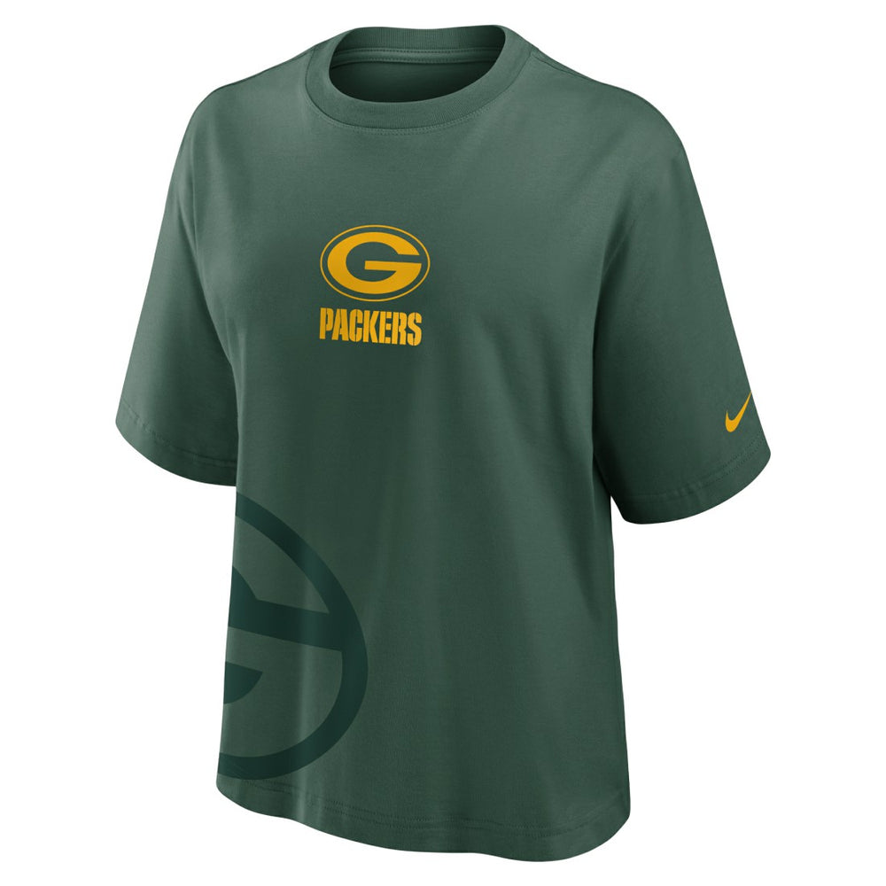 Green Bay Packers Women's Boxy T-Shirt Green