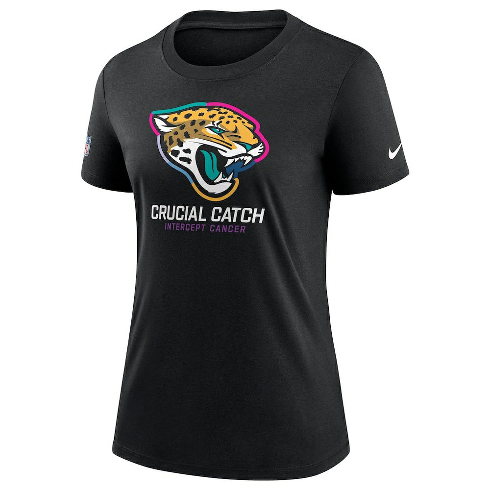 Jacksonville Jaguars Women's 2024 NFL Crucial Catch Tri-Blend T-Shirt Black