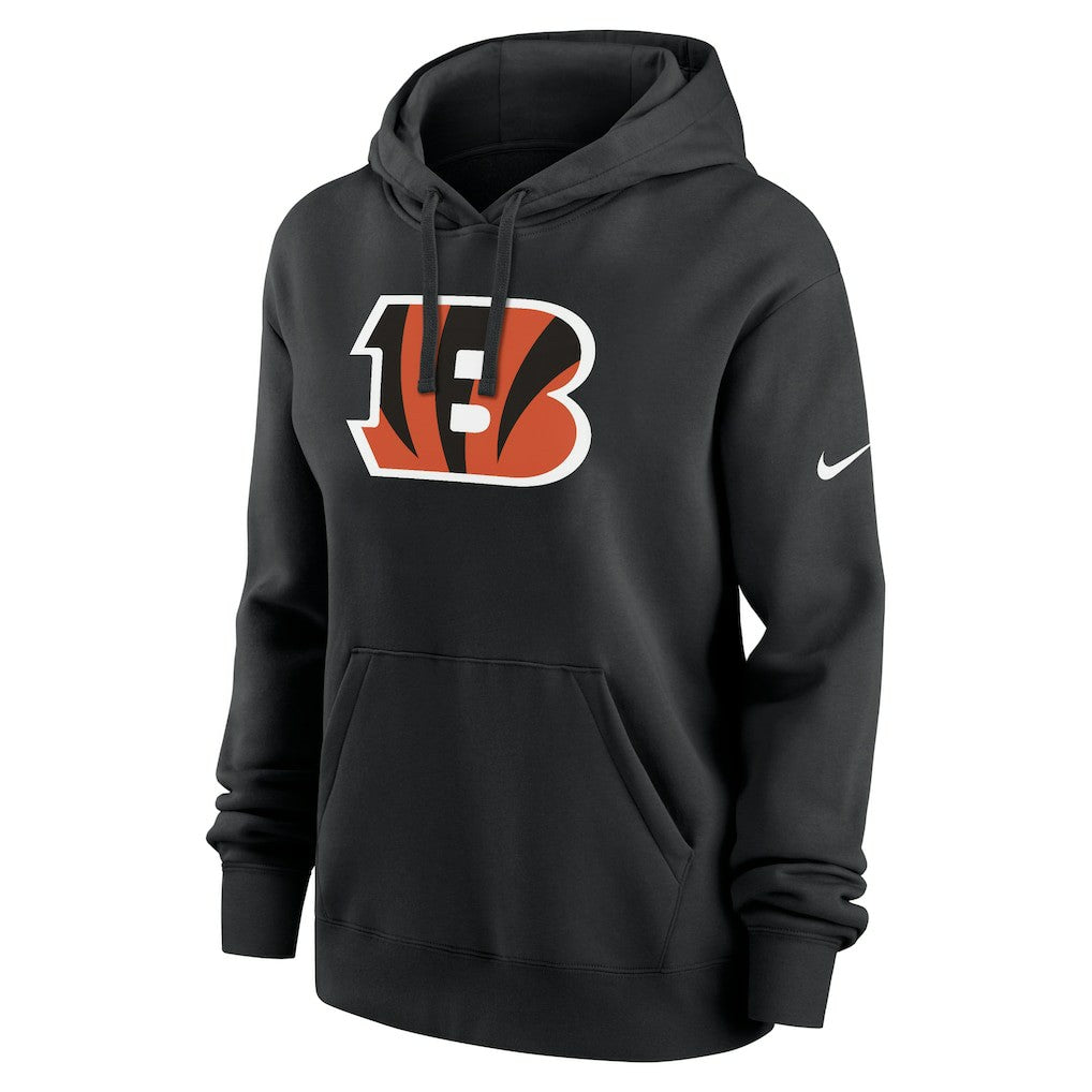 Cincinnati Bengals Women's Club Fleece Hoodie Black