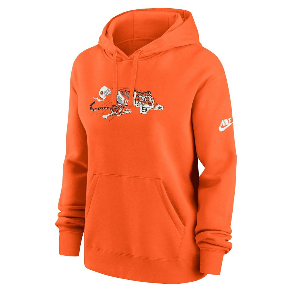 Cincinnati Bengals Women's Club Fleece Hoodie Orange